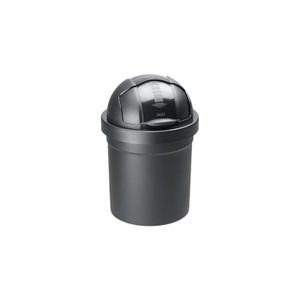 Rotho, Rotho Swingeimer Roll Bob Schwarz 10 l, Rotho Rollbob 10 l schwarz Schwingdeckeleimer