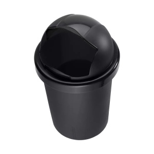 Rotho, Rotho Swingeimer Roll Bob Schwarz 30 l, Rotho Rollbob 30 l schwarz Schwingdeckeleimer
