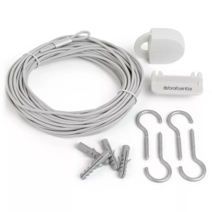 BRABANTIA, Brabantia Wäscheleine 12 Meter, Brabantia - Wäscheleine, 12 Meter, Weiss