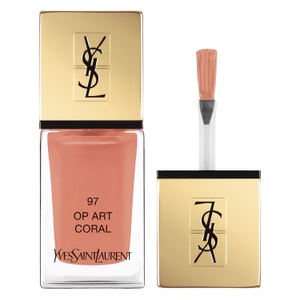 Yves Saint Laurent, Yves Saint Laurent La Laque Couture 10ml, Yves Saint Laurent La Laque Couture Op Art Coral 97 10ml