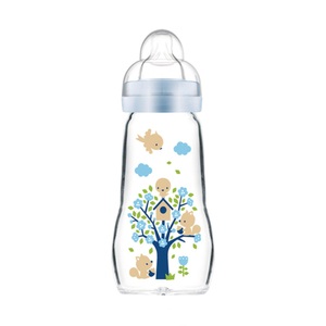 MAM, MAM Feel Good Glasflasche 260ml 2+ Monate (1 Stück), MAM Feel Good Babyglasflasche