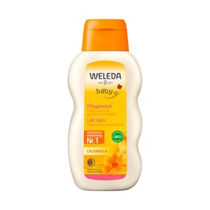 Weleda, Weleda Baby Calendula Pflegemilch 200ml, Weleda Baby Pflegemilch Calendula