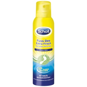 Scholl, Scholl Fuss Deo Extra Frisch 150ml, Scholl Fuss Deo Extra Frisch Aerosol Spray 150 ml
