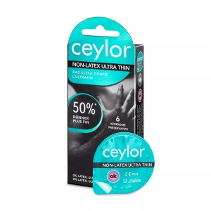 Ceylor, ceylor Non Latex Präservativ Ultra Thin (6 Stück), Ceylor Non-Latex Präservative extra dünn