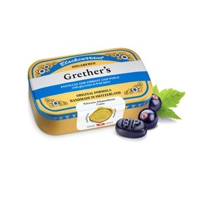 Dr. A. & L. Schmidgall GmbH & Co KG, Dr. A. & L. Schmidgall GmbH & Co KG Grether's Blackcurrant Gold zuckerhaltige Pastillen, Grether's Pastilles Blackcurrant (110g)