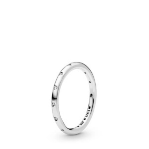 Pandora, Pandora Ring mit Stein 56, Pandora - Ring mit Stein, 56, Silberfarben