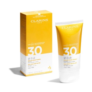 Clarins, Clarins Transparenter Öl-in-Gel Sonnenschutz Uva/uvb 30 150ml, Clarins Sonnenschutz-Öl-Gel Körper/Haare UVA/UVB 30 150ml