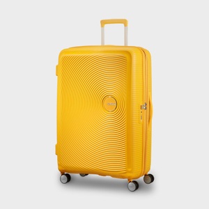 American Tourister, American Tourister - Koffer Spinner 77 cm / 97-110 L - Gelb, American Tourister® Koffer »Soundbox«, 4 Rollen