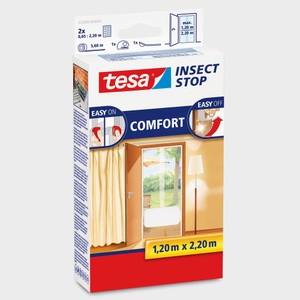 Tesa, tesa Tesa Comfort 2x65x220cm, tesa Moskitonetz »Insect Stop Comfort Tür weiss«