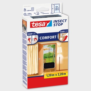 Tesa, tesa Tesa Comfort 2x65x220cm, tesa Moskitonetz »Insect Stop Comfort Tür anthrazit«
