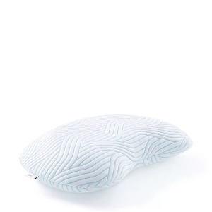 Tempur, Tempur Nackenkissen , Curve , weiss , Textil , 61x40x9.5 cm , Jersey , passt sich perfekt der Körperform an, atmungsaktiv, für Seitenschläfer geeignet, für Rückenschläfer geeignet , 002326009903, Tempur - Nackenstützkissen, Small, Weiss