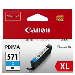 Canon, Canon Cli-571Xl XL cyan Tintenpatrone, Canon Tintenpatrone, blau, CLI-571XLC, (11ml)