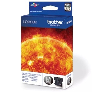 Brother, Brother Lc980 black Tintenpatrone, Brother Tintenpatrone, schwarz, LC-980BK, (300 Seiten)