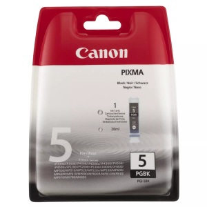 Canon, Canon Pgi-5 black Tintenpatrone, Canon Tintenpatrone, schwarz, pigmentiert, PGI-5, 0628B001, (26 ml)