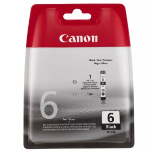 Canon, Original Tintenpatrone schwarz Canon BCI-6 bk, Canon Tintenpatrone, schwarz, BCI-6BK, 4705A002, (280 Seiten)
