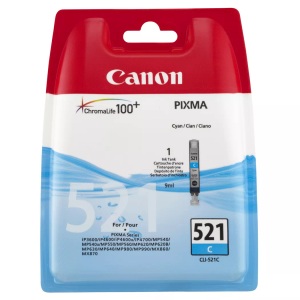 Canon, Canon Cli-521 cyan Tintenpatrone, Canon Tintenpatrone, blau, CLI-521C, 2934B001, (9 ml)