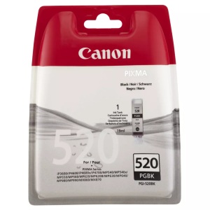 Canon, Canon Pgi-520 black Tintenpatrone, Canon Tintenpatrone, schwarz, pigment, PGI-520BK, 2932B001, (19 ml)