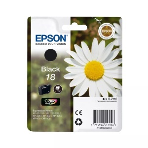 Epson, Epson T180140 schwarz Tintenpatrone, Epson Tintenpatrone, schwarz, T180140, (175 Seiten)