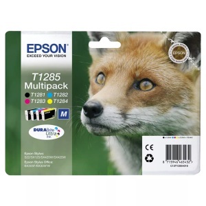Epson, Epson Multipack T128540 Tintenpatrone Cmybk, Epson Tintenpatrone, blau/gelb/rot/schwarz, Multipack, T128540