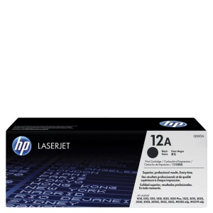 Hp, HP Toner-Modul Q2612A UltraPrec. 12A schwarz, Hewlett Packard Toner, schwarz, No.12A, Q2612A, (2'000 Seiten)