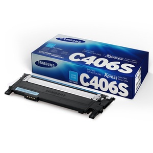 Samsung, Samsung Toner-Modul Clt-C406S CLP 360/cl cyan, Samsung Toner, blau, CLT-C406S, (1'000 Seiten)