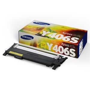 Samsung, Original Tonerpatrone gelb Samsung CLT-Y406S, Samsung S406 Toner ye - Samsung CLT-Y406S/ELS, SU462A für z.B. Samsung CLP -360, Samsung CLP -360 N, Samsung CLP -360 ND, Samsung CLP -365