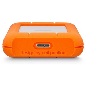 LaCie, Lacie Rugged Mini USB 3.0 2.0Tb externe Festplatte HDD Extern, LACIE Rugged Mini - Festplatte (HDD, 2 TB, Silber/Orange)