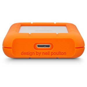 LaCie, Lacie Rugged Mini USB 3.0 2.0Tb externe Festplatte HDD Extern, LACIE Rugged Mini - Festplatte (HDD, 2 TB, Silber/Orange)