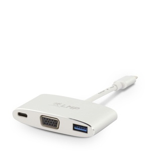 LMP, LMP Usb-C multiport adapter Adapter, LMP 15093 - Adapter USB-C zu USB-C/USB 3.0/VGA (Weiss)