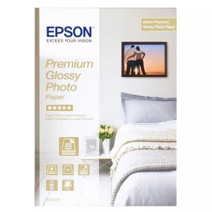 Epson, Epson Fotopapier 15 Blatt DIN A4, Epson Premium Foto Papier, A4, 255g, glossy, C13S042155, (15 Blatt)