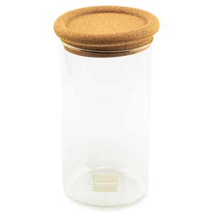 BODUM, Bodum Yohki Kork Vorratsglas 2 l, Bodum Yohki Kork Vorratsglas 2 l