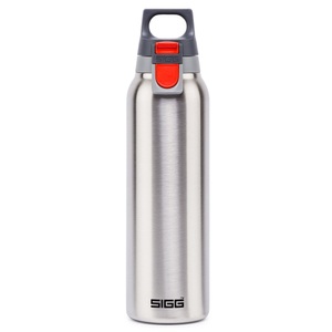 SIGG, SIGG Thermo-Trinkflasche HOT&COLD - ONE BRUSHED 0,5l aus Edelstahl in silbergrau, 