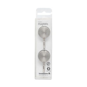 Trendform, Trendform Haftmagnet PORTA Weiss, Trendform Magnethaken, PORTA, FW2810, (2er Set, Stahl)