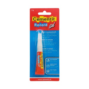 Cementit, Cementit Alleskleber KlebRecord, Cementit Record Gel, 102001-004TR, (3g)