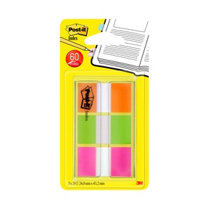 POST-IT, Post-it Index orange, grün & pink 3 Stück, Post-it Index orange, grün & pink 3 Stück