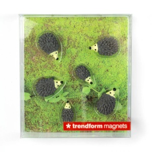 Trendform, Trendform Haftmagnet HEDGEHOG Grau, 6, Trendform Magnete, HEDGEHOG, grau, FA4588, (6er Set)