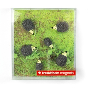 Trendform, Trendform Haftmagnet HEDGEHOG Grau, 6, Trendform Magnete, HEDGEHOG, grau, FA4588, (6er Set)
