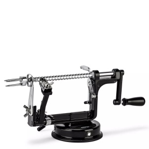 Gefu, Gefu Apfelschäler 25cm, GEFU Apfelschäler 3 in 1 Delicio Schwarz