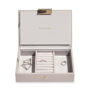 Stackers, Stackers Schmuckbox Fach mit Deckel 18X12.5X4.5Cm, Stackers - Schmuckbox Fach mit Deckel, 18X12.5X4.5CM, Sand