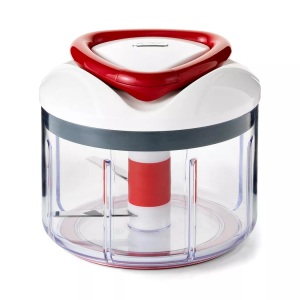Zyliss, Zyliss E910015 Easy Pull - Hacker (Weiß/Rot/Anthrazit), Zyliss Easy Pull Multischneider Küchenutensilie weiss-rot
