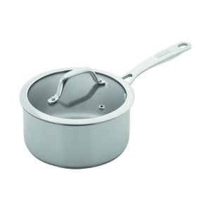 Kuhn Rikon, KUHN RIKON - Stielkasserolle ALLROUND - Edelstahl - hellgrau - 11 cm