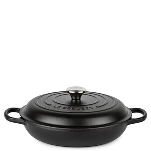 Le Creuset, Le Creuset - Schmortopf Signature - 30 cm und Schwarz - Schwarz, Le Creuset 2022519 Kochtopf Schwarz