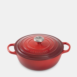 Le Creuset, Le Creuset - Kochtopf - 32 cm und Rot - Rot, Le Creuset, Töpfe und Pfannen, Le Creuset La Marmite Signature 32 cm Töpfe und Pfannen, Produkte & Wohnen