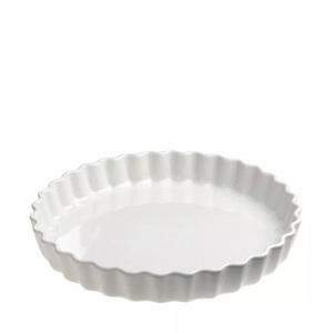 Revol, 1x Tortenform rund, Ø 30 cm, weiss, Revol - Classic Weiss, 30cm, Weiss