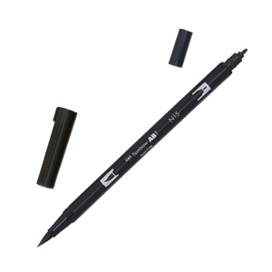 Tombow, Tombow Dual Brush-Pen Dual Brush-Pen, Tombow Dual Brush Pen, schwarz, ABT N15