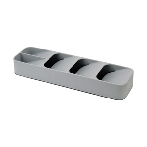 Joseph joseph, 4x DrawerStore Besteckeinlage, grau, 11x39.5x5.7 cm, Joseph Joseph Drawer Store Kompakter Besteckkasten grau