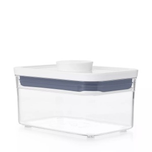 OXO, 4x POP 2.0 Behälter rechteckig, 16x10.5x8 cm, 0.6 l, GG POP Behälter rechteckig 16x10.5x8cm 0.6l