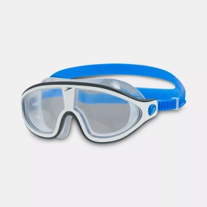 SPEEDO, Speedo Schwimmbrille BIO ONE Size, Speedo - Schwimmbrille Biofuse Riftmask, One Size, Blau