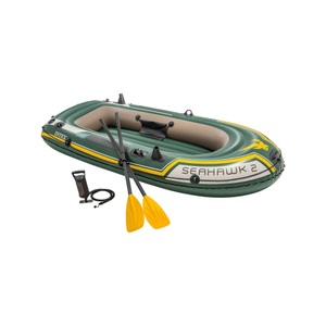 Intex, Seahawk 2 Damen Dunkelgrün ONE SIZE, Intex Schlauchboot »Seahawk 2«, (Set, mit 2 Paddeln und Luftpumpe)