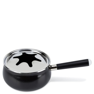 Nouvel, Nouvel Fleischfondue-Caquelon 17cm, Nouvel - Fleischfondue-Caquelon, 17cm, Black